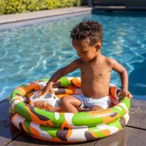Swim Essentials Φουσκωτή Πισίνα Φ60cm Aπό 0 Μηνών Camouflage SWE-2020SE113 - Image 2