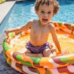 Swim Essentials Φουσκωτή Πισίνα Φ100cm Aπό 1 Έτους Camouflage SWE-2020SE131 - Image 2