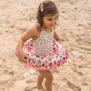 Swim Essentials Σωσίβιο Φ55cm Aπό 3 Ετών Rose Gold Leopard SWE-2020SE27 - Image 2