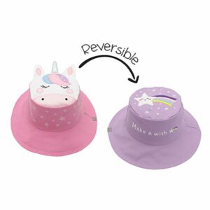 FlapJackKids Καπέλο Διπλής Όψης UPF 50+ 2-4 Ετών Unicorn - Star FJKSH803M