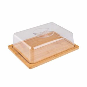 Estia Βάση Τυριών Bamboo Essentials 24x18x7.5cm Με Πλαστικό Καπάκι 01-12960 - Image 3