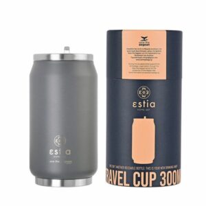 Estia Θερμός - Κούπα Travel Cup Save The Aegean 300ml Fjord Grey 01-16722