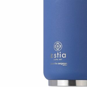 Estia Θερμός - Κούπα Travel Cup Save The Aegean 300ml Denim Blue 01-16838 - Image 5