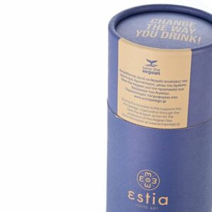 Estia Θερμός - Κούπα Travel Cup Save The Aegean 300ml Denim Blue 01-16838 - Image 6