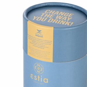 Estia Θερμός Παγούρι Travel Chug Save The Aegean 500ml Denim Blue 01-17774 - Image 9