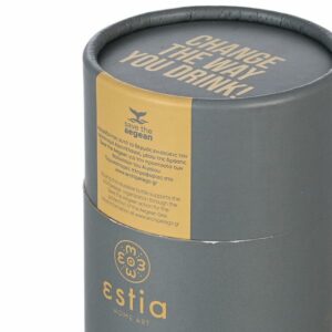Estia Θερμός Παγούρι Travel Chug Save The Aegean 500ml Fjord Grey 01-17798 - Image 9