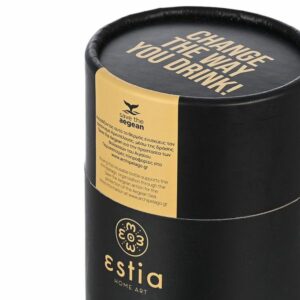 Estia Θερμός Παγούρι Travel Chug Save The Aegean 500ml Midnight Black 01-17804 - Image 9