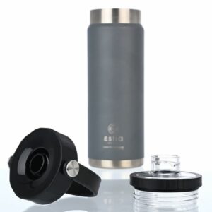 Estia Θερμός Παγούρι Travel Chug Save The Aegean 750ml Fjord Grey 01-17897 - Image 3