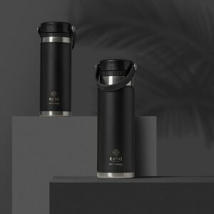 Estia Θερμός Παγούρι Travel Chug Save The Aegean 750ml Midnight Black 01-17903 - Image 8