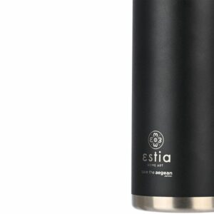 Estia Θερμός Παγούρι Travel Chug Save The Aegean 750ml Midnight Black 01-17903 - Image 7