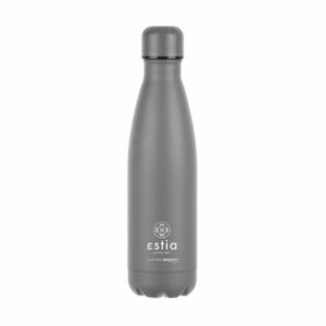 Estia Θερμός Παγούρι Flask Lite Save The Aegean 500ml Fjord Grey 01-18016