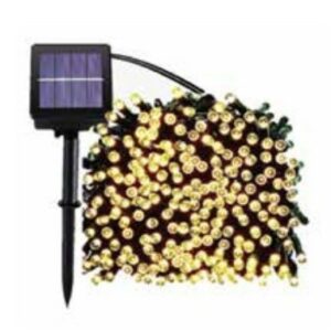Fos Me Σειρά 100 LED Θερμό Λευκό Ηλιακού Συλλέκτη Με 8 Προγράμματα 10m IP44 Πράσινο Καλώδιο 47-00001 - Image 2