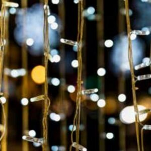 Fos Me Κουρτίνα 192 LED Θερμό Λευκό Ηλιακού Συλλέκτη Με 8 Προγράμματα 150x200cm IP44 Διαφανές Καλώδιο 47-00002 - Image 2