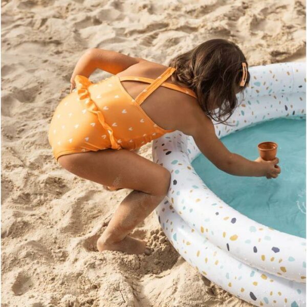 Swim Essentials Ολόσωμο Μαγιό Orange Hearts SWE-2020SE566 - Image 3