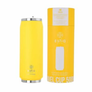 Estia Θερμός Travel Cup Save The Aegean 500ml Pineapple Yellow 01-10324