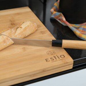 Estia Επιφάνεια Κοπής Bamboo Essentials Γωνιακή 48x38cm 01-14537 - Image 5
