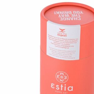 Estia Θερμός - Κούπα Travel Cup Save The Aegean 300ml Fusion Coral 01-16692 - Image 6