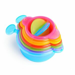 Munchkin Παιχνίδι Μπάνιου Caterpillar Spillers 9m+ Με 7 Πολύχρωμα Και Αριθμημένα Ποτηράκια 11027 - Image 3