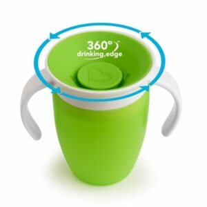 Munchkin Εκπαιδευτικό Ποτήρι Με Λαβές Miracle 360° 207ml Πράσινο 12443 - Image 4