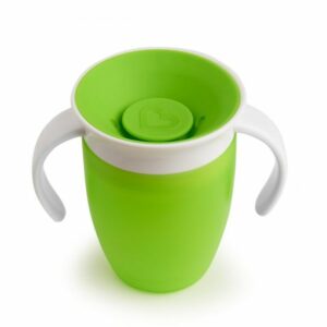 Munchkin Εκπαιδευτικό Ποτήρι Με Λαβές Miracle 360° 207ml Πράσινο 12443