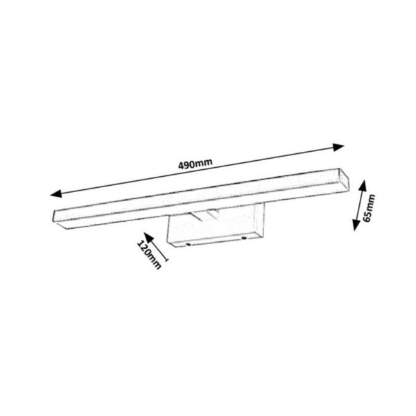 Rabalux Φωτιστικό Επίτοιχο Μπάνιου LED 12W 3000K Spencer Λευκό 5783 - Image 3