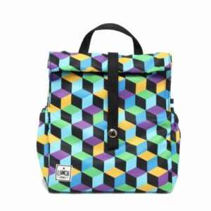 LunchBags Ισοθερμική Τσάντα Φαγητού 21x16x24cm Pixel LB0962 - Image 2