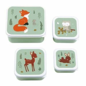 A Little Lovely Company Δοχείο Φαγητού Lunch Box Forest Friends SBSEFF45