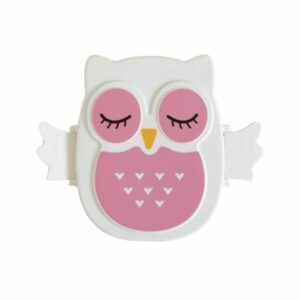YUKO.B Δοχείο Φαγητού Snack Βox Owl Ροζ YB-300-001