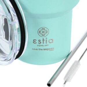 Estia Θερμός - Ποτήρι Για Καφέ Mug Lite Save The Aegean 400ml Bermuda Green 01-18481 - Image 4