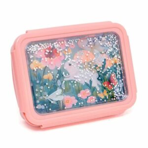 Petit Monkey – Φαγητοδοχείο Tritan BPA Free 19x14.5x7cm Bunny White Stars PTM-LB48