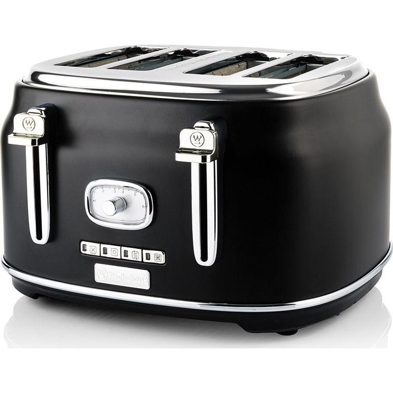 WKTTB809BK-1_776_600 Westinghouse Φρυγανιέρα 4 Θέσεων 1750W Retro Series Μαύρη WKTTB809BK - Image 1