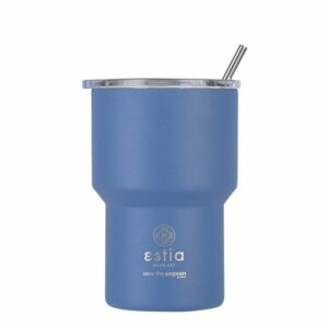 Estia Θερμός Ποτήρι – Κούπα Για Καφέ Mug Lite Save The Aegean 400ml Denim Blue 01-18450