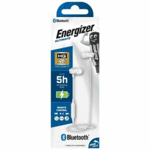 Energizer Ακουστικά Bluetooth V5.0 Διάρκεια Μπαταρίας 5 Ώρες Με Πλήκτρα Ελέγχου Λευκό CIBT20WH - Image 2