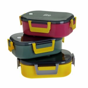 Ecolife Φαγητοδοχείο 900ml Με Χώρισμα Yellow 33-BO-9066 - Image 6
