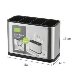 Lalos Βάση Οργάνωσης Για Μαχαιροπήρουνα 13x18x8.7cm Ιnox 5192 - Image 2