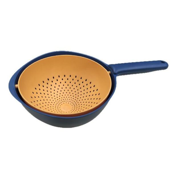 Lalos Σουρωτήρι Γυροσκόπιο Πλαστικό 41x24.5cm Μπλε-Πορτοκαλί 4640 - Image 4