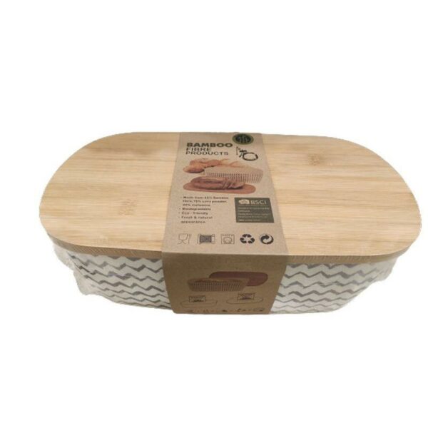 Lalos Ψωμιέρα Μπαμπού 27x21x14cm Σε Ποικιλία Σχεδίων 2023-13 - Image 3
