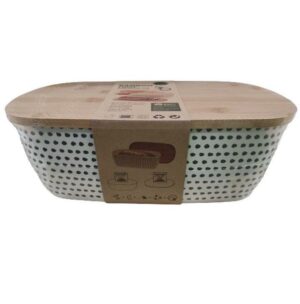 Lalos Ψωμιέρα Μπαμπού 27x21x14cm Σε Ποικιλία Σχεδίων 2023-16