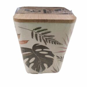 Lalos Δοχείο Bamboo 11x11x14.5cm Medium Πράσινο 5578-6 - Image 2