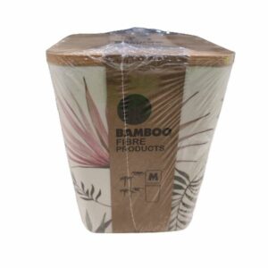 Lalos Δοχείο Bamboo 11x11x14.5cm Medium Πράσινο 5578-6 - Image 5