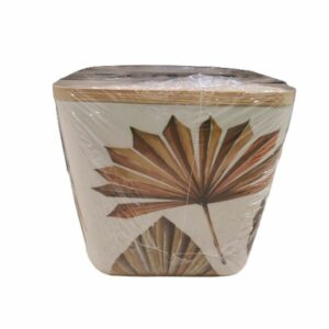 Lalos Δοχείο Fiber Bamboo 11x10.5cm Short Πράσινο 5577-7