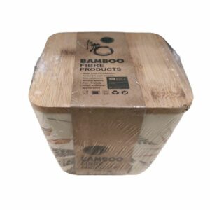 Lalos Δοχείο Fiber Bamboo 11x10.5cm Short Πράσινο 5577-7 - Image 4