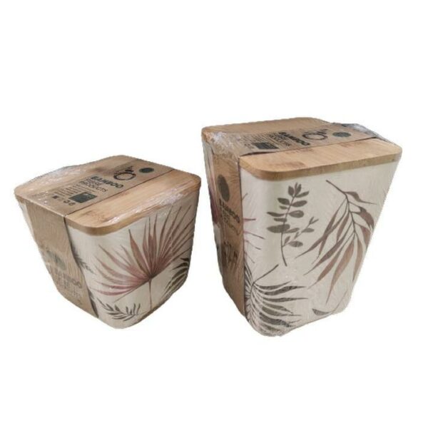 Lalos Δοχείο Bamboo 11x11x14.5cm Medium Πράσινο 5578-6 - Image 6