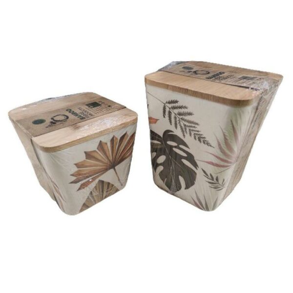 Lalos Δοχείο Bamboo 11x11x14.5cm Medium Πράσινο 5578-6 - Image 8