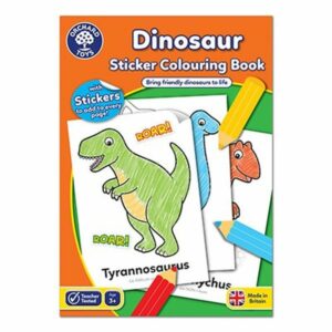 Orchard Toys Βιβλίο Ζωγραφικής Με Αυτοκόλλητα Δεινόσαυροι ORCHCB09