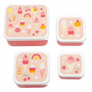 A Little Lovely Company Δοχείο Φαγητού Lunch Box Ice-Cream SBSEIC61