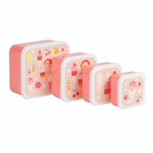 A Little Lovely Company Δοχείο Φαγητού Lunch Box Ice-Cream SBSEIC61 - Image 2