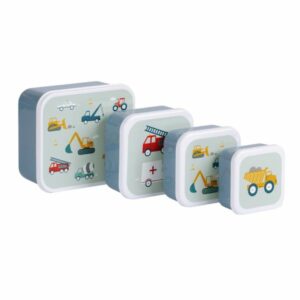 A Little Lovely Company Δοχείο Φαγητού Lunch Box Vehicles SBSEVE58 - Image 4