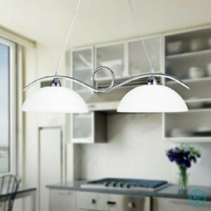 Fan Europe Φωτιστικό Οροφής Δίφωτο 2xE27 76x30cm Halley Χρώμιο I-HALLEY/2 CR - Image 2