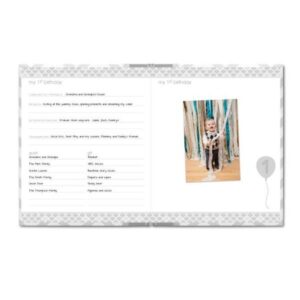Pearhead Βιβλίο Αναμνήσεων Μωρού Chevron Gray PH-P62200 - Image 3